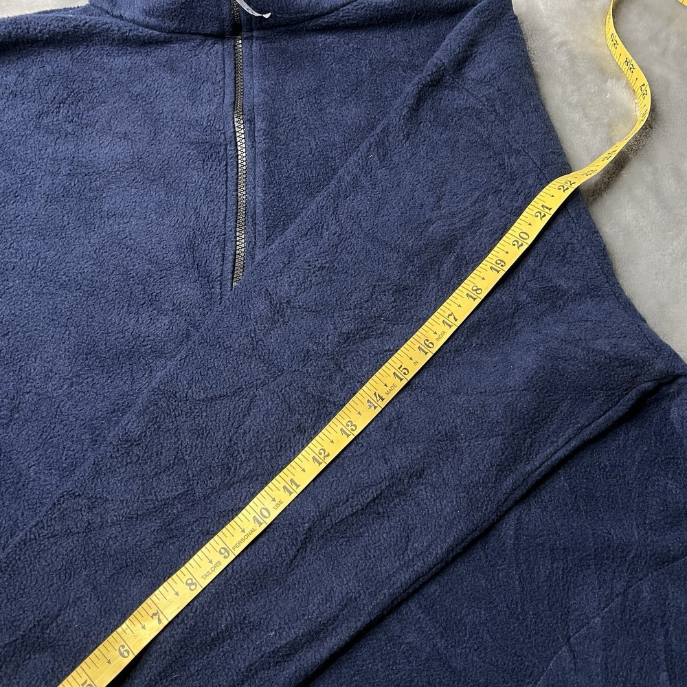 Girl Scouts Jacket Women Size XL Navy Blue Fleece Full Zip Vintage Made In USA - Picture 6 of 6